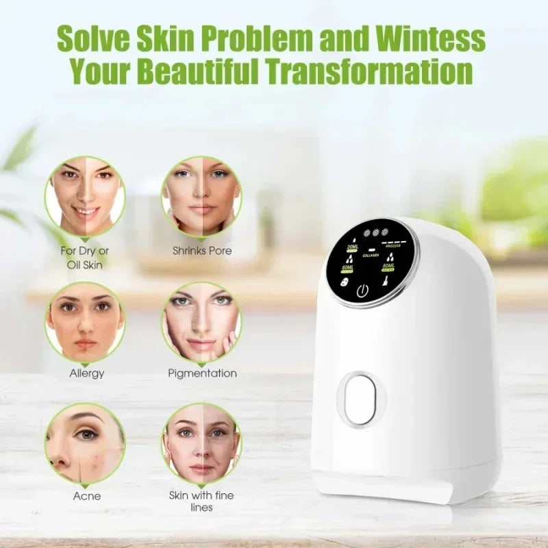 DIY Mask Machine Home Use Mask Making Vegetable Fruit Juice Milk Self-made Facial Masks Automatic Maker SPA Care Mask Device