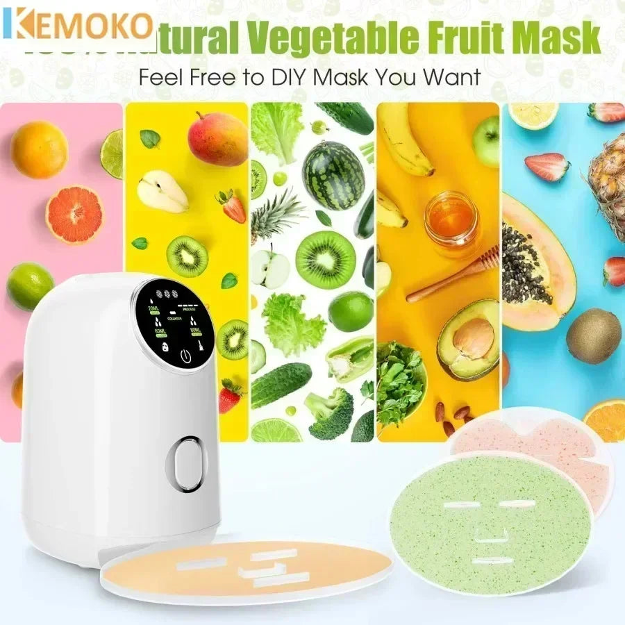 DIY Mask Machine Home Use Mask Making Vegetable Fruit Juice Milk Self-made Facial Masks Automatic Maker SPA Care Mask Device