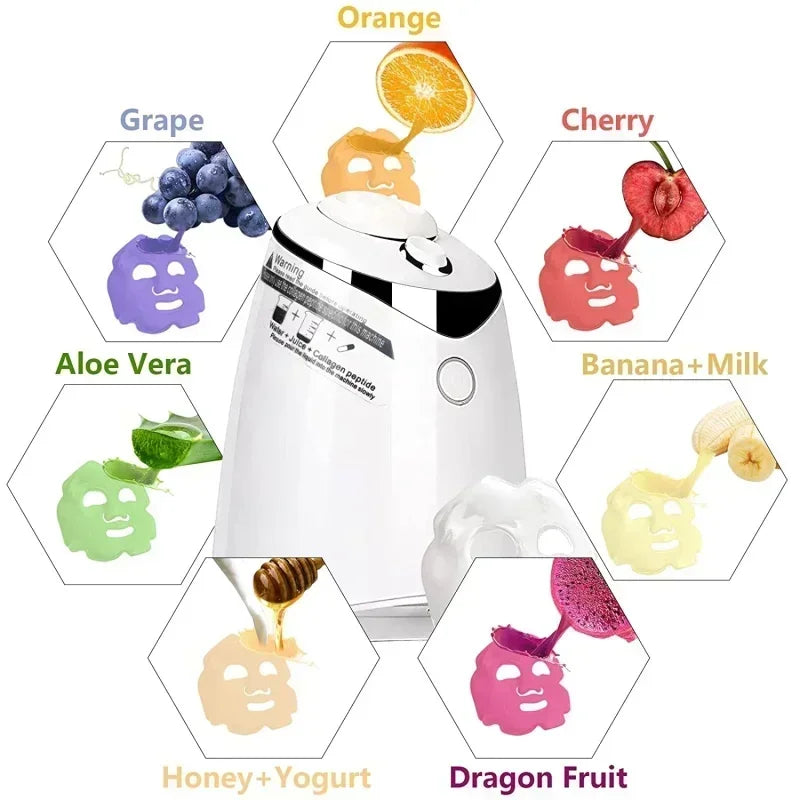 DIY Mask Machine Home Use Mask Making Vegetable Fruit Juice Milk Self-made Facial Masks Automatic Maker SPA Care Mask Device