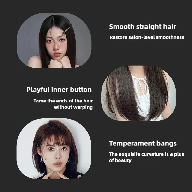 Portable Electric Hot Comb Anti-Scalding Styling Tool Mini Negative Ions Hot Comb Hair Styling Tool Hair Comb For Travel Use